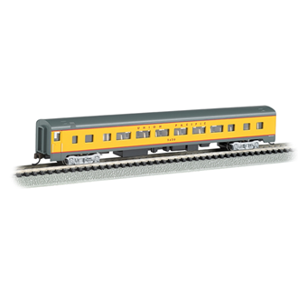 Bachmann USA N Scale 85' Smooth Side Coach - Union Pacific Clone