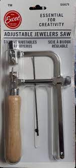 Excel Jewellers saw frame with 12  blades 55671