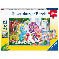 Ravensburger  2 x 12 Unicorn Puzzle