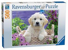 Ravensburger  Sweet Golden Retriever 500pc Puzzle