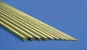 K & S Metals 8168 SOLID BRASS ROD .081 (3)