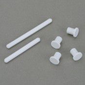 Hobbyzone Wing Hold Down Rods with Caps (2): HobbyZone Mini-Cub