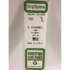 StripStyrene # 755 Z Channel