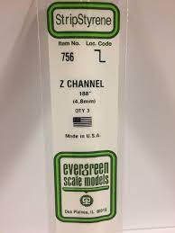 StripStyrene # 756 Z Channel