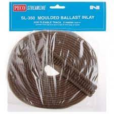 Peco N Moulded Ballast Inlay SL-350
