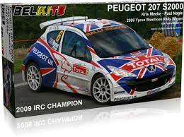 Belkits 1/24 Peugeot 207 S2000 2009 IRC Champion