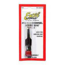 Excel #10 Wood Chisel Gouge 3/16" #20310