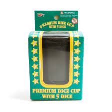 Premium Dice Cup with 5 Dice