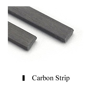 Carbon fiber 2 piece 1mm x 610mm 5702