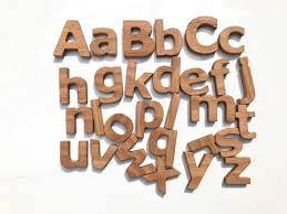 Wooden Letters Lower Case
