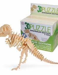 3D Wood Puzzle Dinosaur Edition