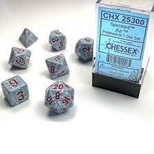 Polyhedral Dice Speckled Air CHX25300