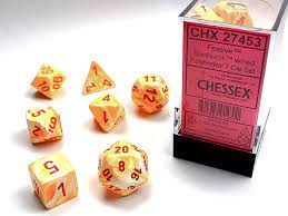 Polyhedral dice set Festive Sunburst  CHX27453