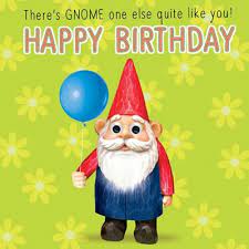 Birthday Card- Gnome one else like you!