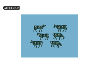 Modelscene N Gauge Cows 6pc 5179