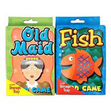 Old Maid  or Fish includes storage tray