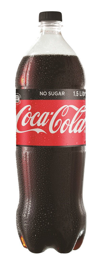 Large Coke No Sugar bottle