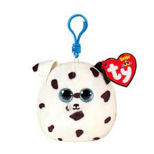 TY Squishy Beanies Fletch - Dog Squish Clip