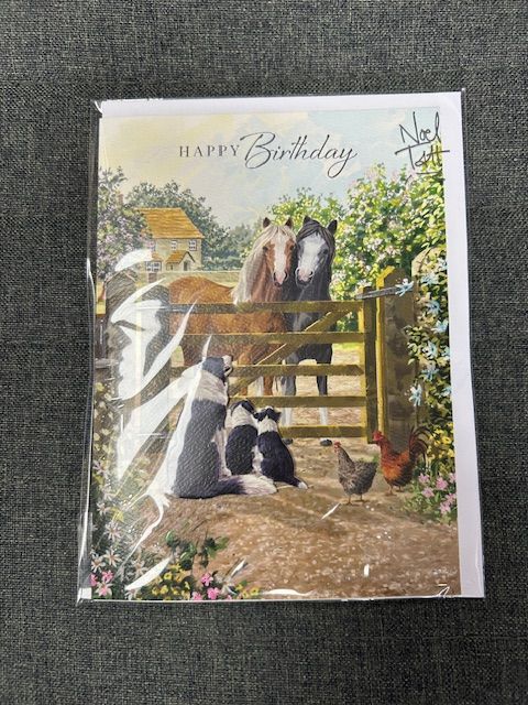 Birthday Card- Farm Animals  3D