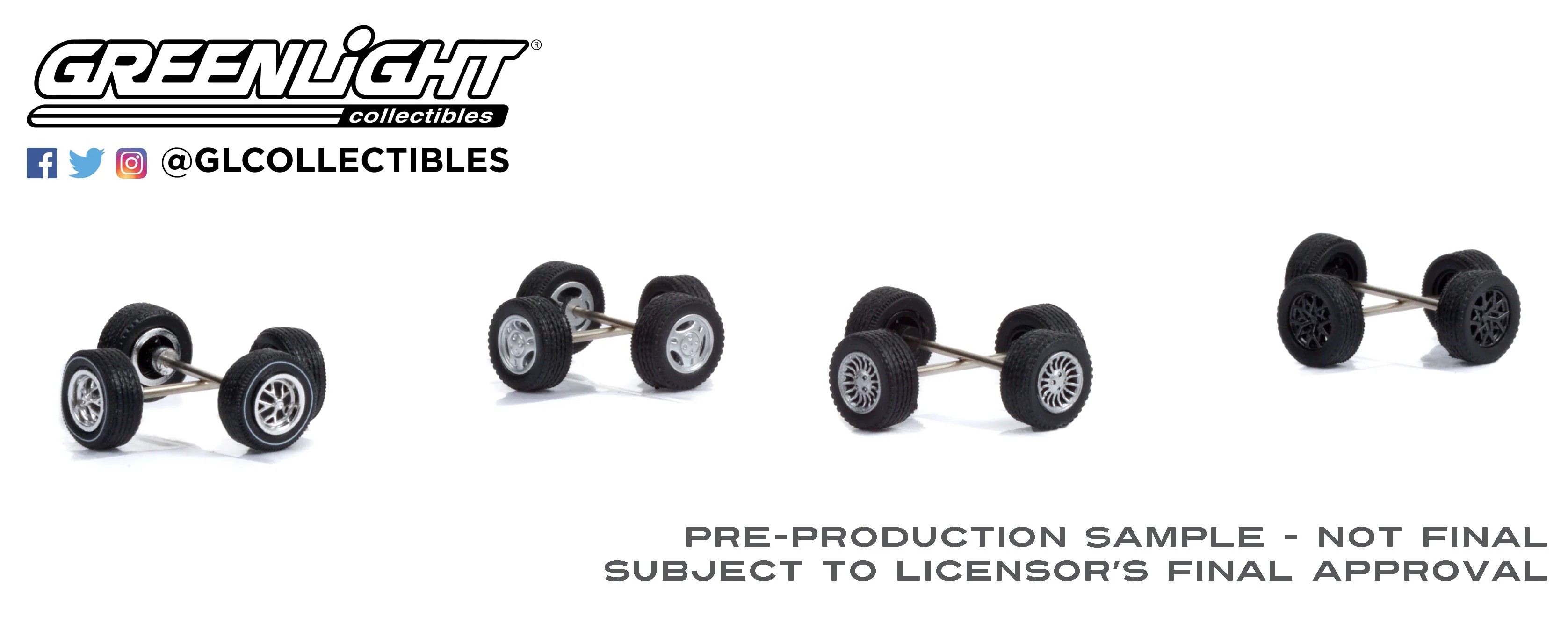 Greenlight Collectibles 1:64 Ford Mustang Wheel & Tyre Pack, Series 5