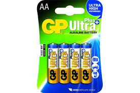 GP Ultra Plus alkaline AAA 4 PKT Batteries