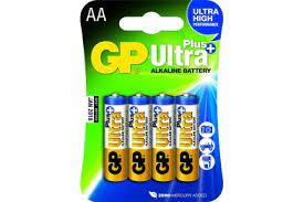 GP Ultra Plus alkaline AAA 4 PKT Batteries