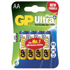 GP Ultra plus battery alkaline AA 4 pkt