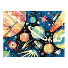 Mudpuppy Space Mission Double sided 100pc puzzle