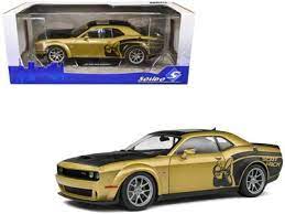 Solido 1:18 Dodge Challenger R/T Scal Pack  Widebody Streetfighter 2020 Goldrush