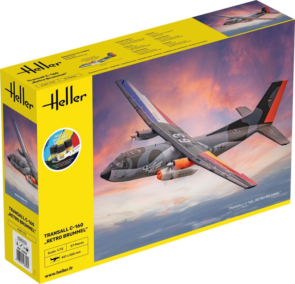 Heller 1/72 Starter Kit Transall C-160 'Retro Brummel'