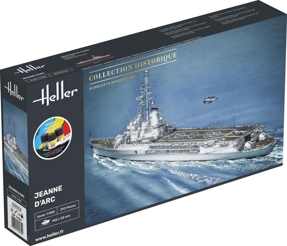 Heller 1/400 Starter Kit Jeanne D'Arc