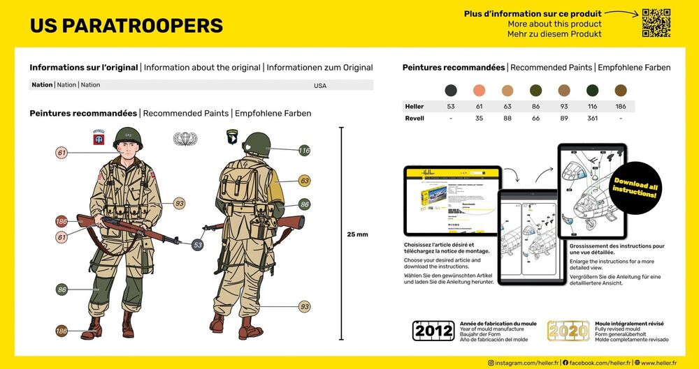 Heller 1/72 US Paratroopers 49651