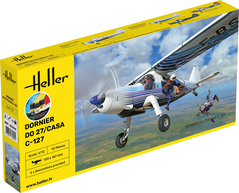 Heller 1/72 Starter Kit Dornier DO 27/CASA C-127