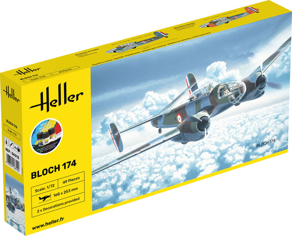 Heller 1/72 Starter Kit Bloch 174