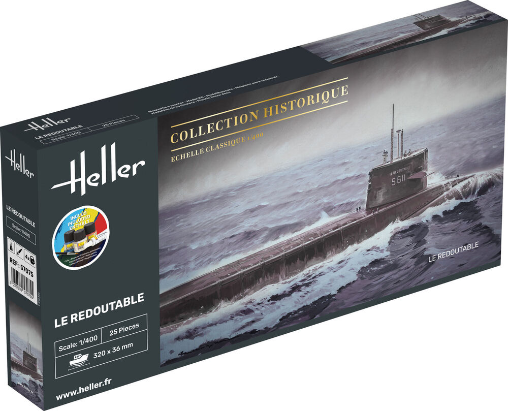 Heller 1/400 Starter Kit Le Redoubtable