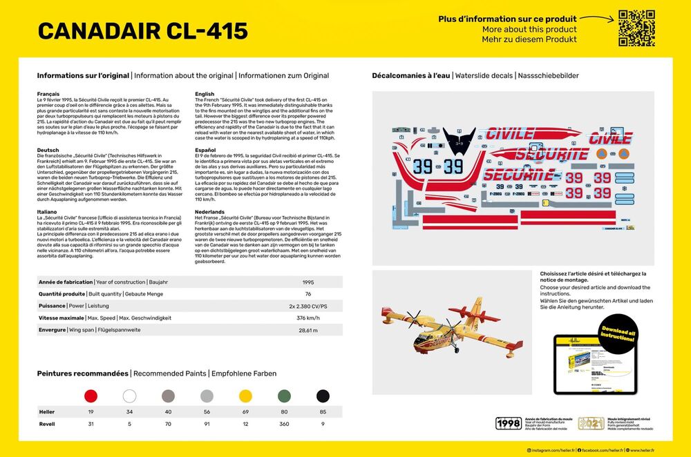 Heller 1/72 Canadair CL-415