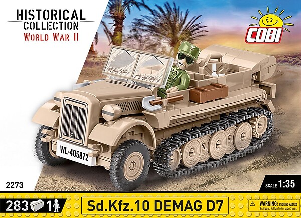 Cobi - HC WWII//SD.KFZ.10 DEMAG D7 283 PCS