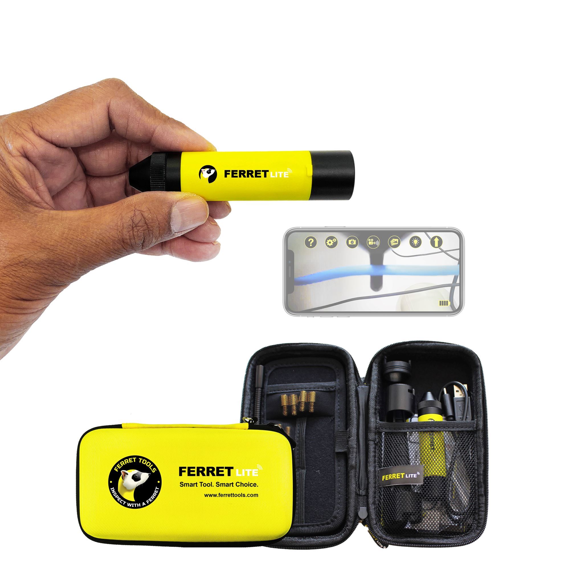FERRET Lite - Multipurpose Wireless Inspection Camera & Cable Pulling