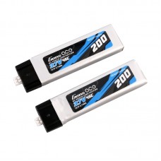 Gens Ace 1S 3.7V 200mAh 45C LiPo 2 pack