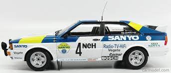 1:18 MINICHAMPS - Audi Quattro #4 Blomqvist Winner Swedish Rally 1982