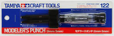 Tamiya 74122 Modelers Punch (2mm/3mm)