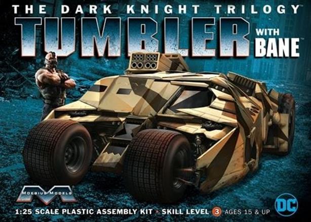 Moebius Models 1:25 Dark Knight Tumbler with Bane