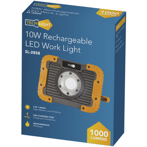 LIGHT WORK LED 10W RECH 1000LM SLIM