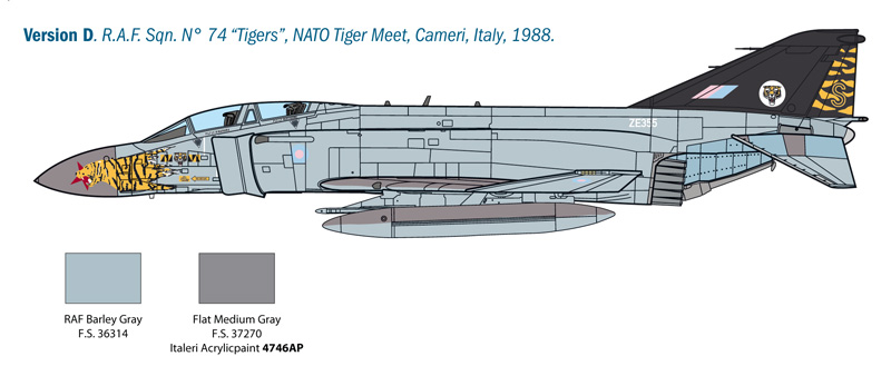 Italeri 1:48 F-4J Phantom II