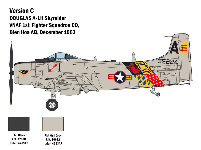 Italeri A1H Skyraider