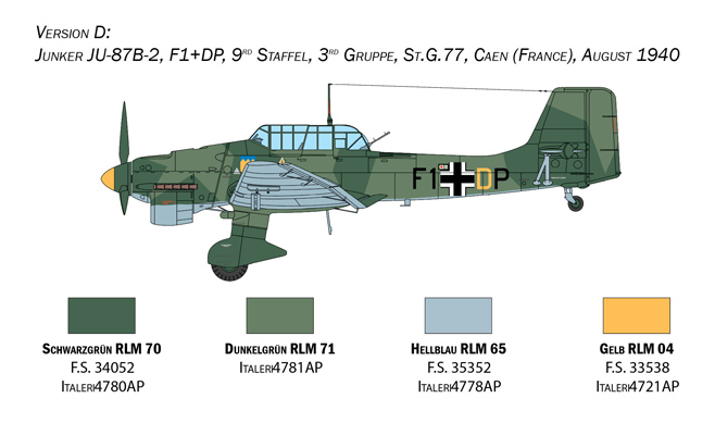 Italeri 1:48 Junkers Ju87B Stuka