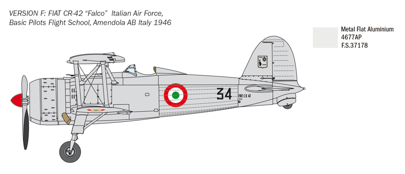 Italeri 1:48 Fiat CR.42 Falco