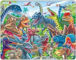 Larsen Cheerful Dinosaurs Puzzle