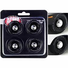 ACME 1:18 Mopar Black Steel Wheel and Tyres A1806123W