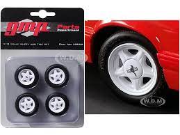 GMP 1:18 Ford Mustang Pony Wheel & Tire Set 18852